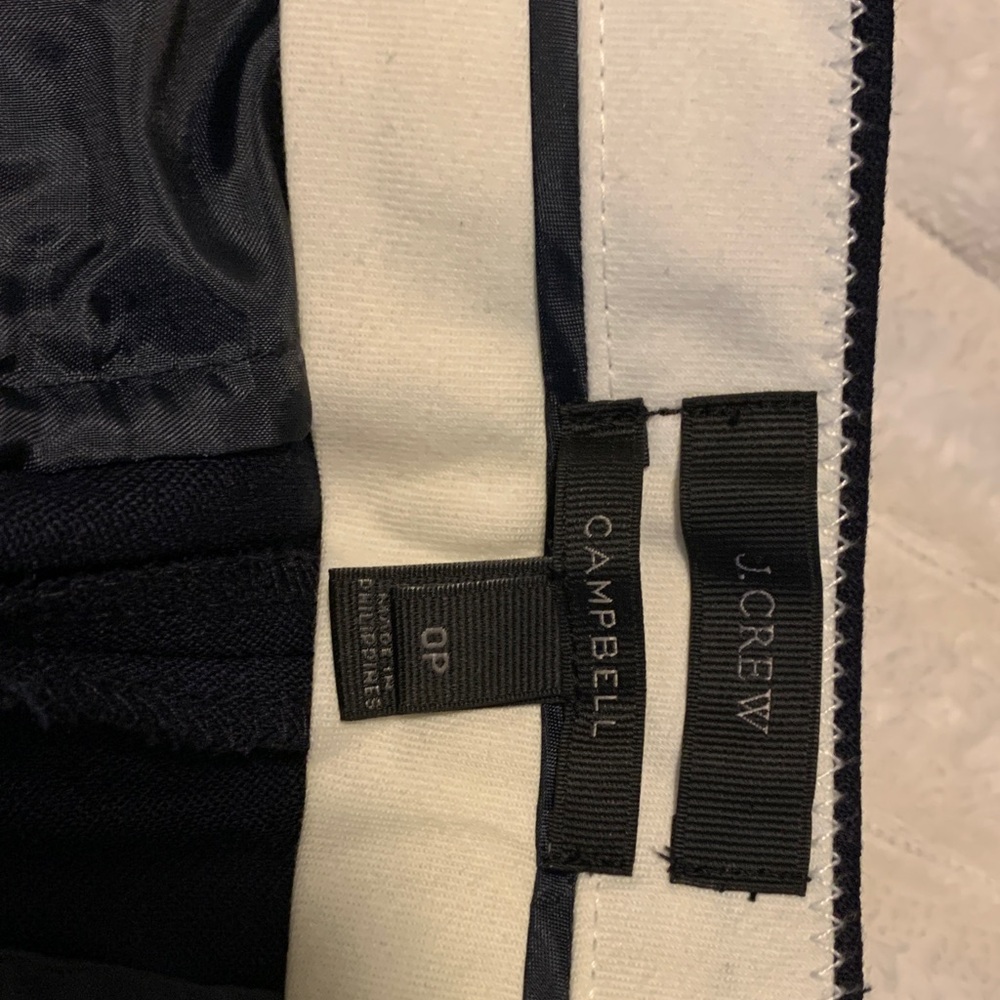 J. Crew Campbell Navy dress pants.